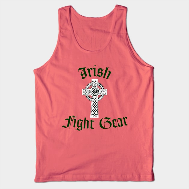 Irish Fight Gear - Celtic Cross Tank Top by IrishFightGear